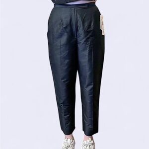 Jones New York Petite Black Silk Dress Pants